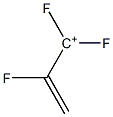 1,1,2-Trifluoro-2-propen-1-ylium Struktur