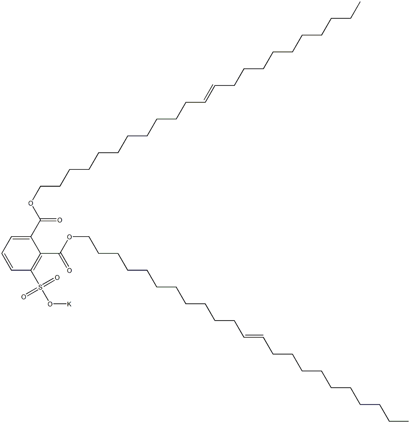 3-(Potassiosulfo)phthalic acid di(12-tricosenyl) ester|