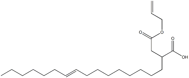 2-(9-Hexadecenyl)succinic acid 1-hydrogen 4-allyl ester,,结构式