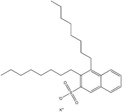 3,4-Dioctyl-2-naphthalenesulfonic acid potassium salt