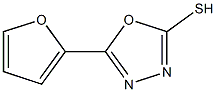 5-(2-Furanyl)-1,3,4-oxadiazole-2-thiol 结构式