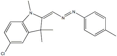  5-Chloro-1,3,3-trimethyl-2-(4-methylphenylazomethylene)indoline