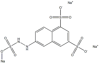 6-[2-(Sodiooxysulfonyl)hydrazino]-1,3-naphthalenedisulfonic acid disodium salt Structure