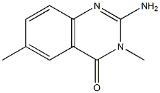 2-Amino-3,6-dimethylquinazolin-4(3H)-one Structure