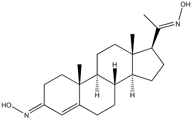 Progesterone di[(E)-oxime] 结构式