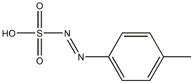 p-Methylbenzenediazosulfonic acid 结构式