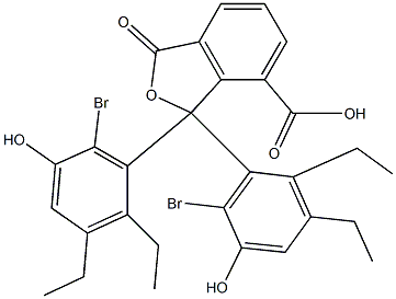 1,1-Bis(6-bromo-2,3-diethyl-5-hydroxyphenyl)-1,3-dihydro-3-oxoisobenzofuran-7-carboxylic acid