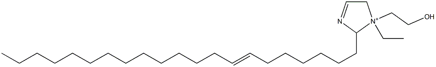 1-Ethyl-2-(7-henicosenyl)-1-(2-hydroxyethyl)-3-imidazoline-1-ium Structure