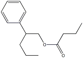 Butanoic acid 2-phenylpentyl ester