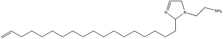 1-(2-アミノエチル)-2-(17-オクタデセニル)-3-イミダゾリン 化学構造式