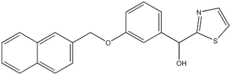 2-[Hydroxy[3-(2-naphtylmethoxy)phenyl]methyl]thiazole