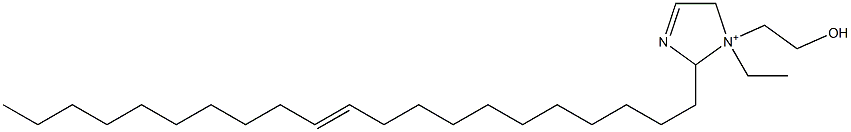 1-Ethyl-2-(11-henicosenyl)-1-(2-hydroxyethyl)-3-imidazoline-1-ium Structure