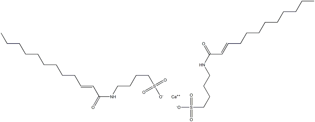 ビス[4-(2-ドデセノイルアミノ)-1-ブタンスルホン酸]カルシウム 化学構造式