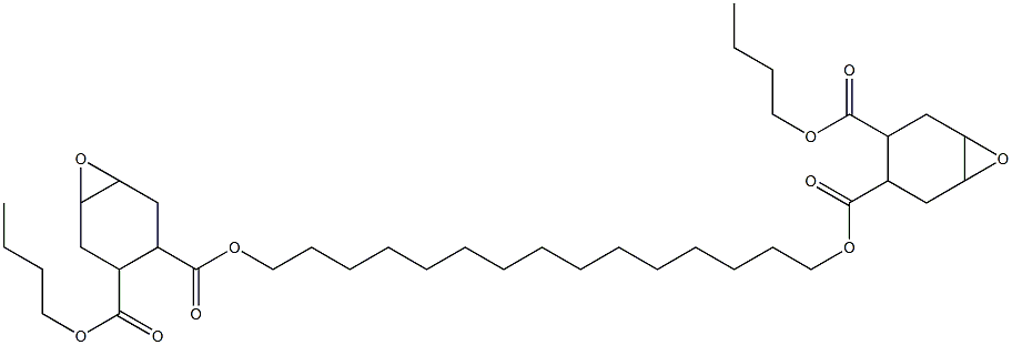 Bis[2-(butoxycarbonyl)-4,5-epoxy-1-cyclohexanecarboxylic acid]1,15-pentadecanediyl ester