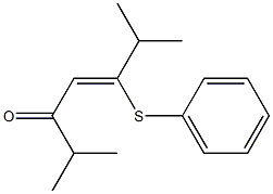 2,6-Dimethyl-5-(phenylthio)-4-hepten-3-one