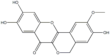 3,9,10-Trihydroxy-2-methoxy[2]benzopyrano[4,3-b][1]benzopyran-7(5H)-one