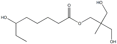 6-ヒドロキシオクタン酸2,2-ビス(ヒドロキシメチル)プロピル 化学構造式