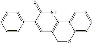 1,5-Dihydro-3-phenyl-2H-[1]benzopyrano[4,3-b]pyridin-2-one Structure