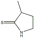 3-Methylpyrrolidine-2-thione,,结构式