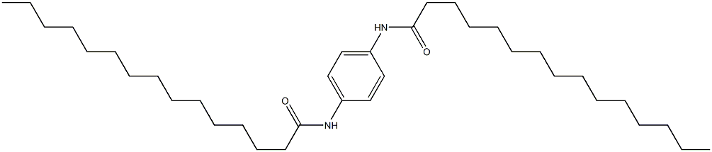 N,N'-Bis(1-oxopentadecyl)-p-phenylenediamine Structure