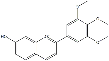  3',4',5'-Trimethoxy-7-hydroxyflavylium