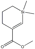 1,1-Dimethyl-1-sila-2-cyclohexene-3-carboxylic acid methyl ester