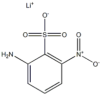 2-Amino-6-nitrobenzenesulfonic acid lithium salt Structure