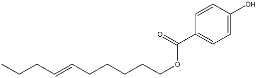 4-ヒドロキシ安息香酸6-デセニル 化学構造式