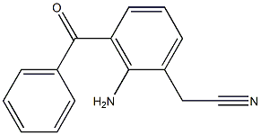 2-Amino-3-benzoylbenzeneacetonitrile