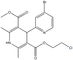 4-(4-Bromopyridin-2-yl)-1,4-dihydro-2,6-dimethylpyridine-3,5-dicarboxylic acid 3-methyl 5-(2-chloroethyl) ester