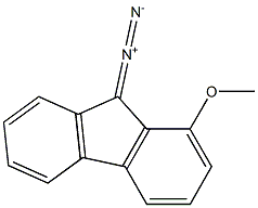 9-Diazo-1-methoxy-9H-fluorene Structure