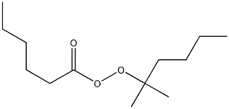 Hexaneperoxoic acid 1,1-dimethylpentyl ester,,结构式