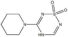 5-Piperidino-4H-1,2,4,6-thiatriazine 1,1-dioxide,,结构式