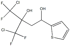  4-Chloro-3-(chlorodifluoromethyl)-4,4-difluoro-1-(2-thienyl)-1,3-butanediol