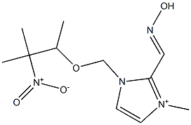 2-[(Hydroxyimino)methyl]-3-methyl-1-[(1,2-dimethyl-2-nitropropyl)oxymethyl]-1H-imidazol-3-ium