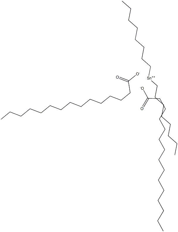 Dipentadecanoic acid dioctyltin(IV) salt