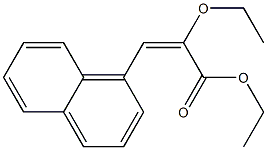  (E)-3-(1-Naphtyl)-2-ethoxyacrylic acid ethyl ester