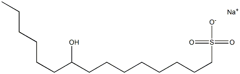 9-Hydroxypentadecane-1-sulfonic acid sodium salt