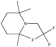 1-(2,2,2-Trifluoroethyl)-2,2,6,6-tetramethylpiperidine 结构式