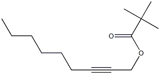 1-(Pivaloyloxy)-2-nonyne 结构式