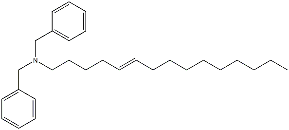 (5-Pentadecenyl)dibenzylamine Struktur