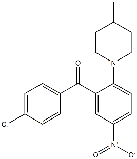 4'-Chloro-5-nitro-2-(4-methyl-1-piperidinyl)benzophenone