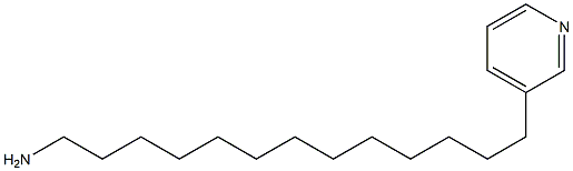 13-(3-ピリジニル)トリデカン-1-アミン 化学構造式