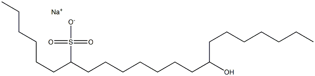  15-Hydroxydocosane-7-sulfonic acid sodium salt