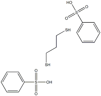 1,3-Propanedithiolbis(benzenesulfonate) Structure