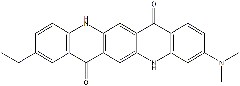 3-(Dimethylamino)-9-ethyl-5,12-dihydroquino[2,3-b]acridine-7,14-dione|