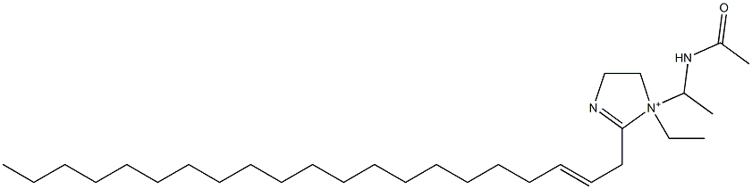 1-[1-(Acetylamino)ethyl]-1-ethyl-2-(2-henicosenyl)-2-imidazoline-1-ium Structure