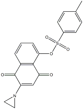 2-(1-Aziridinyl)-5-(4-methylphenylsulfonyloxy)-1,4-naphthoquinone