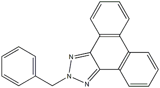 2-Benzyl-2H-phenanthro[9,10-d]triazole Structure