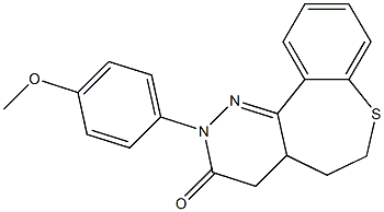 2-(4-Methoxyphenyl)-4,4a,5,6-tetrahydro[1]benzothiepino[5,4-c]pyridazin-3(2H)-one